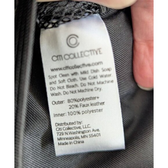 Citi Collective Gallery Fanny Pack Crossbody Bag Black Puffer Style No Tassel - Picture 8 of 11